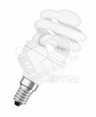 Лампа энергосберегающая КЛЛ 11/827 E14 D40x107 спираль Osram (411983) - артикул 411983
