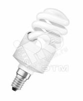 Лампа энергосберегающая КЛЛ 12/827 E14 D41х106 миниспираль Osram (916098) - артикул 916098