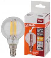 LED 5Вт E14 CLB60D тепло-бел, FIL DIM прозр.шар OSRAM - артикул 4058075230415