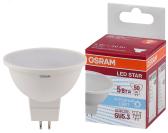 Лампа светодиодная LED 5Вт GU5.3 4000К 400лм 230V FR MR16 (замена 50Вт) OSRAM LS (4058075480490) - артикул 4058075480490