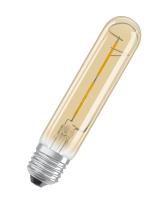 Лампа светодиодная LED 2,5W Е27 Vintage 1906 CL Tubular,филамент,GOL (замена 20Вт)теплый,золотистая Osram (4058075808171) - артикул 4058075808171