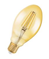 Лампа светодиодная LED 4,5W Е27 Vintage 1906 CL OVAL,филамент, GOLD(замена 40Вт)теплый, золотистая Osram (4058075091979) - артикул 4058075091979
