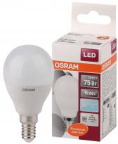Лампа светодиодная LED 8Вт E14 CLP75 белый, матов.шар OSRAM - артикул 4058075210837
