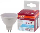 Лампа светодиодная LED 7.5Вт GU5.3 MR16 110° (замена 80Вт) белый, OSRAM (4058075229099) - артикул 4058075229099