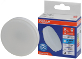Лампа светодиодная LED 8Вт GX53 6500К 640Лм спот 220В (замена 60Вт) OSRAM - артикул 4099854185755