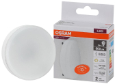 Лампа светодиодная LED 10 Вт GX53 3000К 800Лм таблетка 220 В (замена 75Вт) OSRAM - артикул 4058075582064