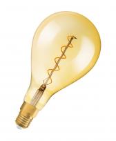 Лампа светодиодная LED 5W E27 Vintage 1906 CL A160,филамент, GOLD,теплый Osram (4058075091993) - Osram, артикул 4058075091993