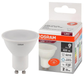 Лампа светодиодная LED 5 Вт GU10 6500К 400Лм спот 220 В (замена 35Вт) OSRAM - артикул 4058075581395