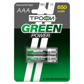 Аккумулятор HR03-2BL 650 mAh (20/240/17280) (AAA) | Б0019499 | ТРОФИ - артикул Б0019499