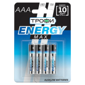 Батарейка щелочная (алкалиновая) LR03-4BL ULTRA (40/960/30720) (AAA) | Б0015137 | ТРОФИ - артикул Б0015137