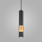 Подвес потолочный DLN001 MR16 черный матовый/золото 7 Eurosvet | a045509 | Elektrostandard - артикул a045509