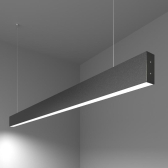 Линейный LED подвесной односторонний светильник 128см 25W 6500K черная шагрень (101-200-30-128) | a042953 | Elektrostandard - артикул a042953