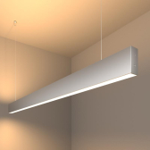 Линейный LED подвесной двусторонний светильник 128см 50W 3000K матовое серебро (101-200-40-128) | a041492 | Elektrostandard - артикул a041492