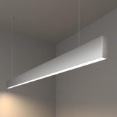 Линейный LED подвесной односторонний светильник 128см 25W 4200K матовое серебро (101-200-30-128) | a041496 | Elektrostandard - артикул a041496