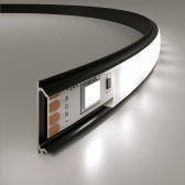 LL-2-ALP012 / Гибкий алюминиевый профиль черный/белый для LED ленты (под ленту до 10mm) | a053630 | Elektrostandart - Elektrostandard, артикул a053630