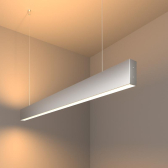 Линейный LED подвесной двусторонний светильник 103см 40W 3000K матовое серебро (101-200-40-103) | a041520 | Elektrostandard - артикул a041520