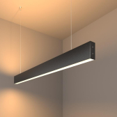 Линейный LED подвесной двусторонний светильник 103см 40W 3000K черная шагрень (101-200-40-103) | a042942 | Elektrostandard - артикул a042942