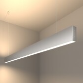 Линейный LED подвесной двусторонний светильник 128см 50W 4200K матовое серебро (101-200-40-128) | a041493 | Elektrostandard - артикул a041493