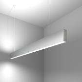 Линейный LED подвесной двусторонний светильник 103см 40W 6500K матовое серебро (101-200-40-103) | a041522 | Elektrostandard - артикул a041522