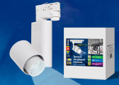 ULB-M09H-36W/4000К WHITE Светильник LED трековый. 36 Вт. 3500 Лм. 4000К белый. 6*18см | UL-00004075 | Uniel - артикул UL-00004075