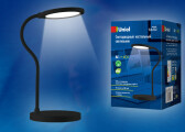 TLD-553 Black/LED/400Lm/4500K/Dimmer/USB Светильник настольный, 6W. акк. 1200mAh. сенсор, Черный. | UL-00003339 | Uniel - артикул UL-00003339