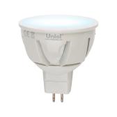 Лампа светодиодная LED 8вт LED-JCDR-7W/NW/GU5.3/FR/DIM PLP01WH матовая диммируемая 4000К (UL-00001823) - артикул UL-00001823
