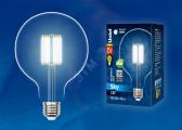 LED-G125-15W/4000K/E27/CL PLS02WH Лампа светодиодная. Форма ‘‘шар‘‘, прозрачная. Серия Sky. Белый свет (4000K). Картон. ТМ Uniel.‘‘ (LED-G125-15W/4000K/E27/CL PLS02WH) - артикул LED-G125-15W/4000K/E27/CL PLS02WH