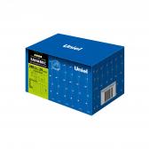 ULD-C2030-240/TTK WARMWHITE-WHITE IP44 Занавес    светодиодный с  эффектом мерцания, 3х2м.          Соединяемый. 240 светодиодов. Теплый белый и белыйсвет. Провод прозрачный. TM Uniel. (UL-00003950) - артикул UL-00003950