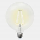 LED-G125-15W/3000K/E27/CL PLS02WH Лампа светодиодная. Форма ‘‘шар‘‘, прозрачная. Серия Sky. Теплый белый свет (3000K). Картон. ТМ Uniel.‘‘ (LED-G125-15W/3000K/E27/CL PLS02WH) - UNIEL, артикул LED-G125-15W/3000K/E27/CL PLS02WH