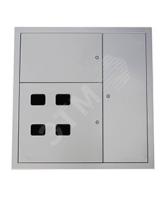 Корпус ЩЭ-34Д УХЛ4, 4-х квартирный, DIN-рейки для счетчиков, RAL7035, IP30  (ЭТ) (ET344471) - артикул ET344471