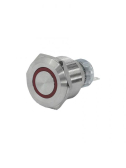 GQ22-L-11E/R/S, красный, металл, 1C1NO1NC, цилиндр, d22мм, IP65, выключатель кнопочный  (ЭТ) |  ET020091  | Электротехник - артикул ET020091