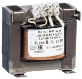 Трансформатор ОСО-0,25 УХЛ3 220/12, IP00 - артикул ET051618