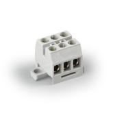 Блок клеммный Compact трехполюсный с защитой проводов Cu 6 мм 750 В (KR8031) - артикул KR8031