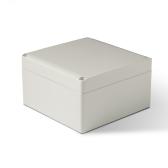 Корпус термопластиковый Cubo S 175 x 175 x 100 мм, 75 мм основание, глухая стенка, серая крышка, ABS, IP 66/67 (SABP181810HG) - артикул SABP181810HG