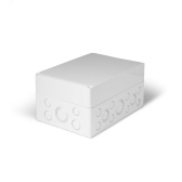 Корпус термопластиковый Cubo S 175 x 250 x 125 мм, 75 мм основание, метрические выбивные отверстия, серая крышка, PC, IP 66/67 (SPCM182513HG) - артикул SPCM182513HG