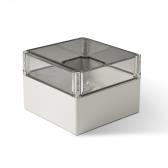 Корпус термопластиковый Cubo S 175 x 175 x 125 мм, 75 мм основание, глухая стенка, прозрачная крышка, PC, IP 66/67 (SPCP181813HT) - артикул SPCP181813HT