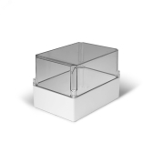Корпус термопластиковый Cubo S 175 x 250 x 175 мм, 75 мм основание, глухая стенка, прозрачная крышка, PC, IP 66/67 (SPCP182518HT) - артикул SPCP182518HT