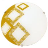Светильник Колорика Ромб  275 LED 24 M05 мат. бел.-гор.кл.штамп металлик (275х70, 24Вт 6000К) ИУ (1030450397) - артикул 1030450397