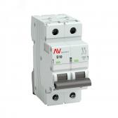 Выключатель автоматический AV-10 2P 10A (D) 10kA AVERES - EKF, артикул mcb10-2-10D-av