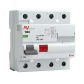 Устройство защитного отключения DV 4P 100А/300мА (A) AVERES - артикул rccb-4-100-300-a-av