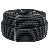 Труба гофрированная FRHF с зондом d20мм (100м) черная Plast PROxima - EKF, артикул FRHF-20