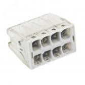 Клемма СМК 2273-248 (с пастой) 8 отверстий 0.5-2.5мм2 (4шт.) PROxima (plc-smk-2273-248r) - артикул plc-smk-2273-248r