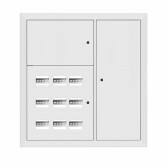 Щит этажный 9 кв. RAL9003 3 окна в ряд по гориз. (1000х950х150) EKF PROxima - артикул mb29-v-9-ral9003-1