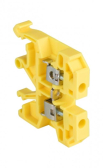 Клемма проходная винтовая JXB 2.5 мм2 желтая EKF - артикул plc-jxb-2.5/35y