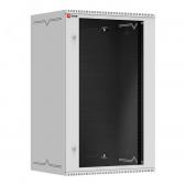 Шкаф телекоммуникационный настенный 18U (600х450) стекло, Astra A серия EKF Basic (ITB18G450) - артикул ITB18G450