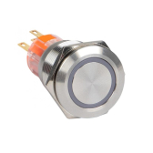 Кнопка S-Pro67 19 мм без фикс. с белой подсв. 230В PROxima - EKF, артикул s-pro67-151