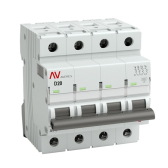 Выключатель автоматический AV-6 4P 20A (D) 6kA AVERES - EKF, артикул mcb6-4-20D-av