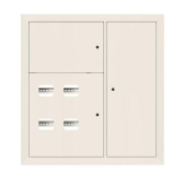 Щит этажный 4 кв. RAL9001 (1000х950х150) EKF Basic - артикул mb28-v-4-r9001