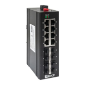 Коммутатор промышленный неуправляемый U-8GX/SFP-8GT, 8 портов 1000Base-X SFP, 8 портов 10/100/1000Base-T(X) RJ45, монтаж на динрейку TSX EKF - артикул TSX-U-8GX/SFP-8GT