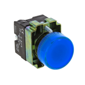 Лампа сигнальная BV66 синяя с подсветкой - артикул xb2-bv66